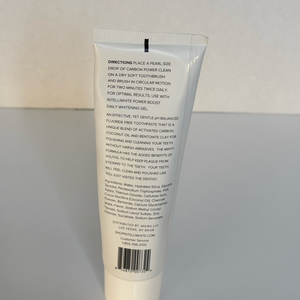 intelliWHITE- Carbon Power Activated Carbon Toothpaste - White Tube 4oz/113g - Picture 3 of 4
